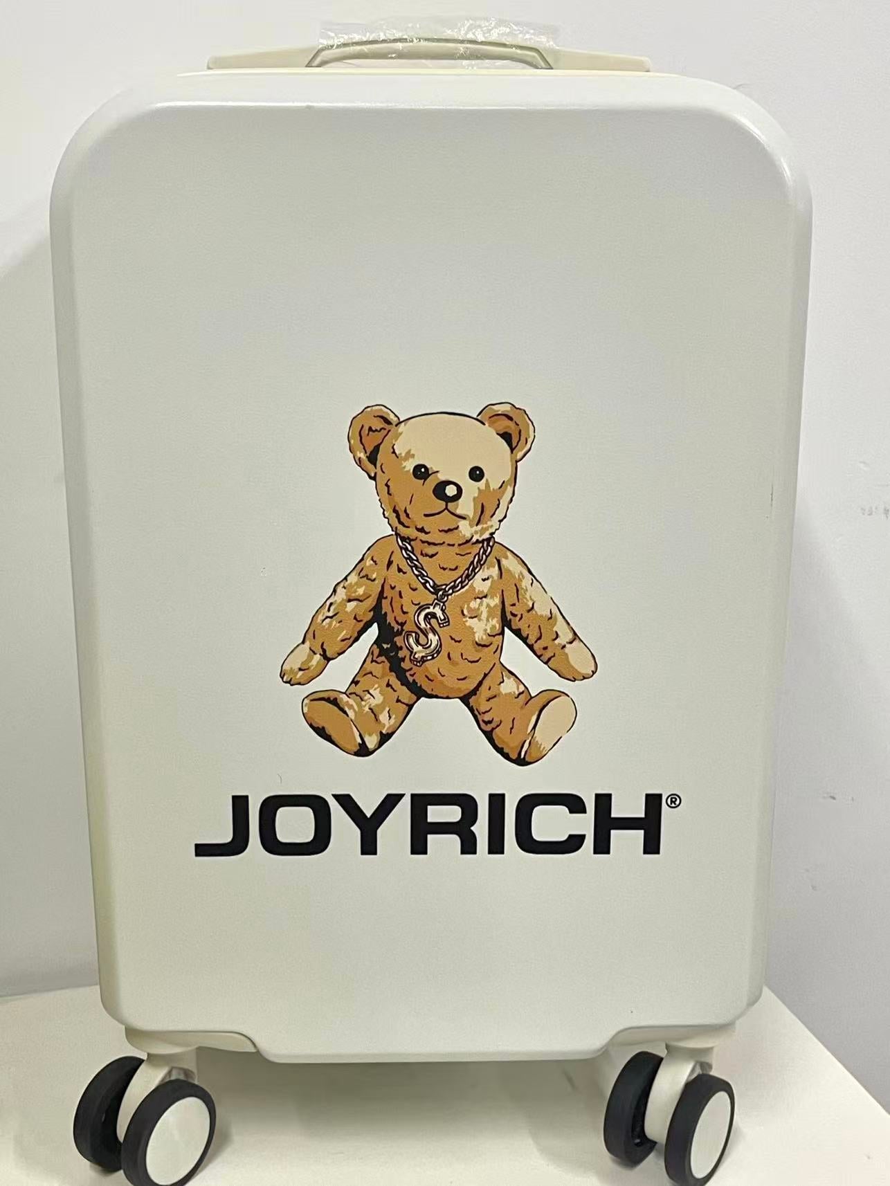 HARD SHELL CARRY-ON LUGGAGE 18.5”X16”X11” - LOGO TEDDY BEAR