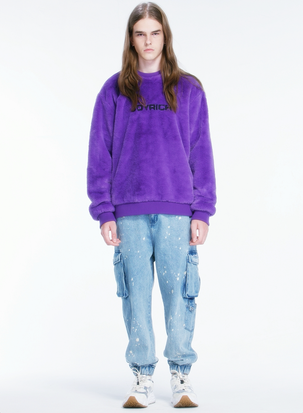 Neon purple best sale sweatshirt
