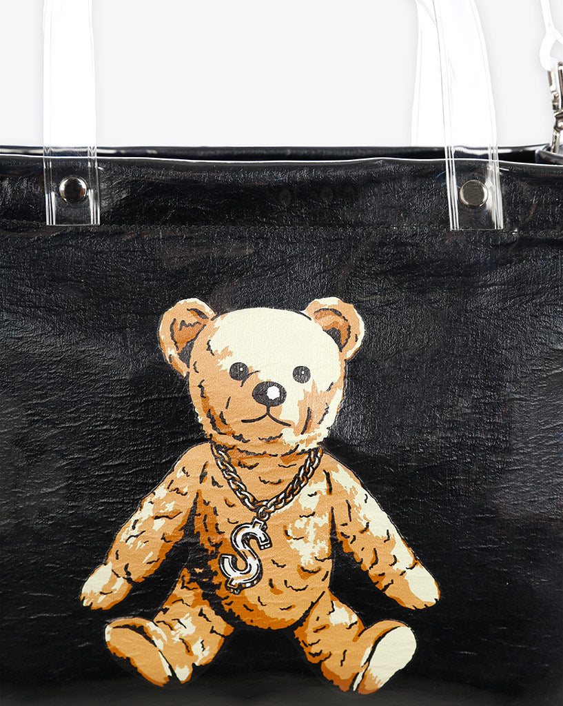 PVC PURSE – TEDDY BEAR 11”X9.5”